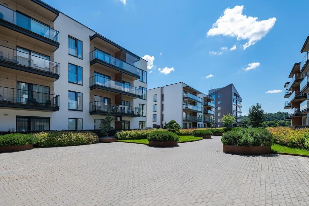 Bright Kaunas Apartment With Castle View Dış mekan fotoğraf